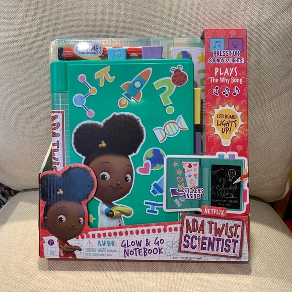 Ada Twist, Scientist Glow and Go Notebook with Sounds, Includes Experiment Card - Picture 1 of 7